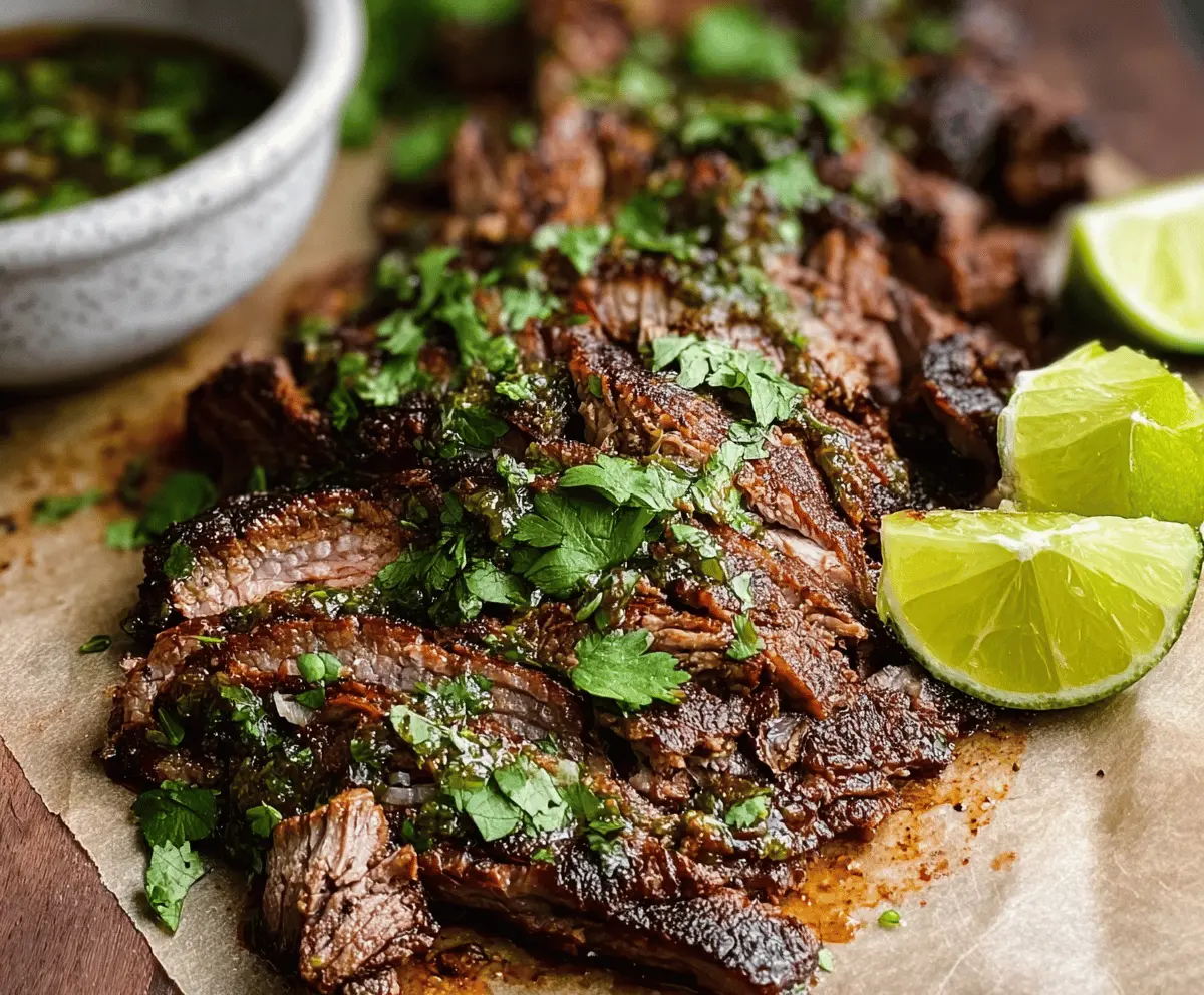 Tender & Flavorful Crockpot Carne Asada 