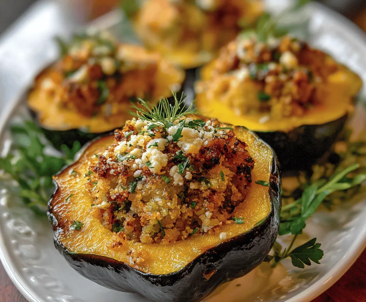 This stuffed acorn squash recipe