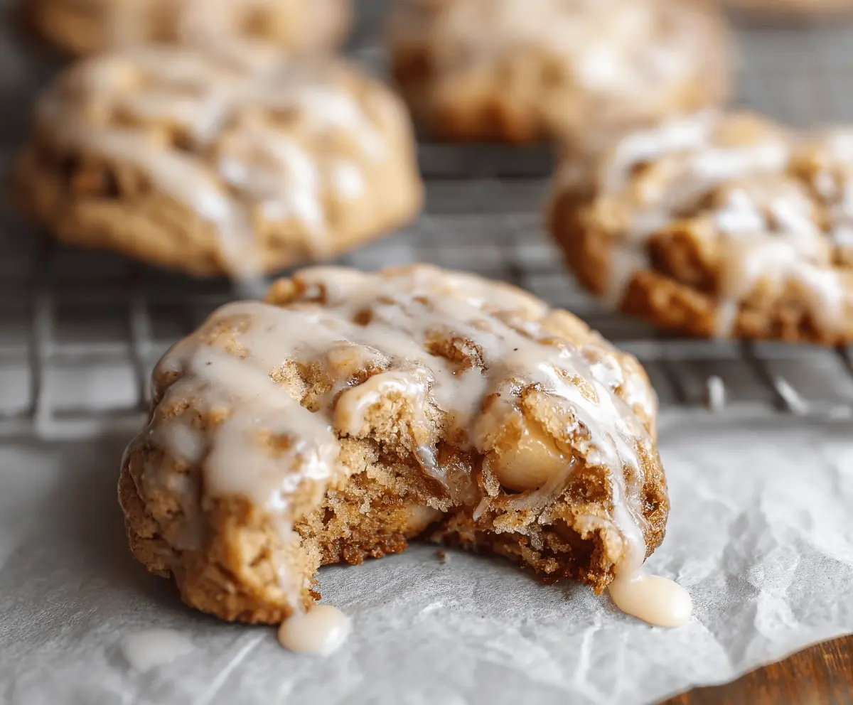 Apple Fritter Cookies