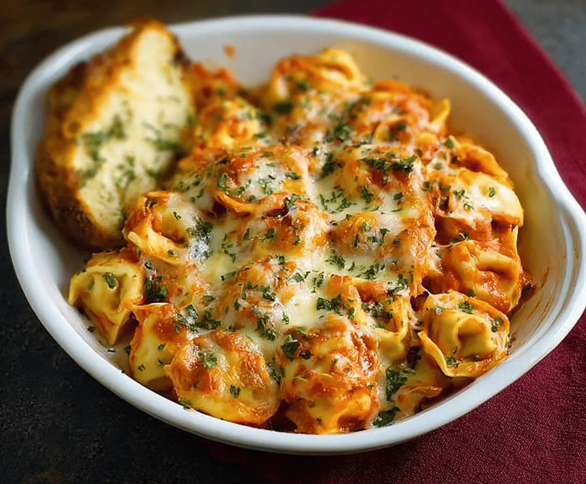 Cheesy Baked Tortellini