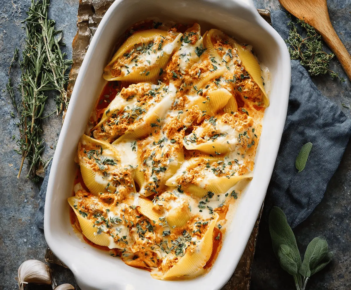 Creamy Pumpkin Ricotta Stuffed Shells Recipe