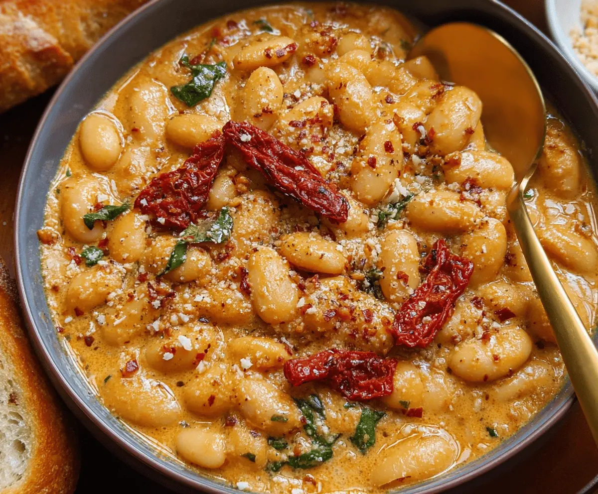 Creamy Tuscan Marry Me Butter Beans