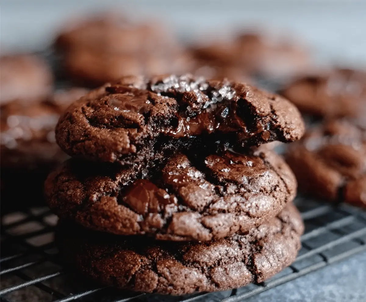 double chocolate chip cookies
