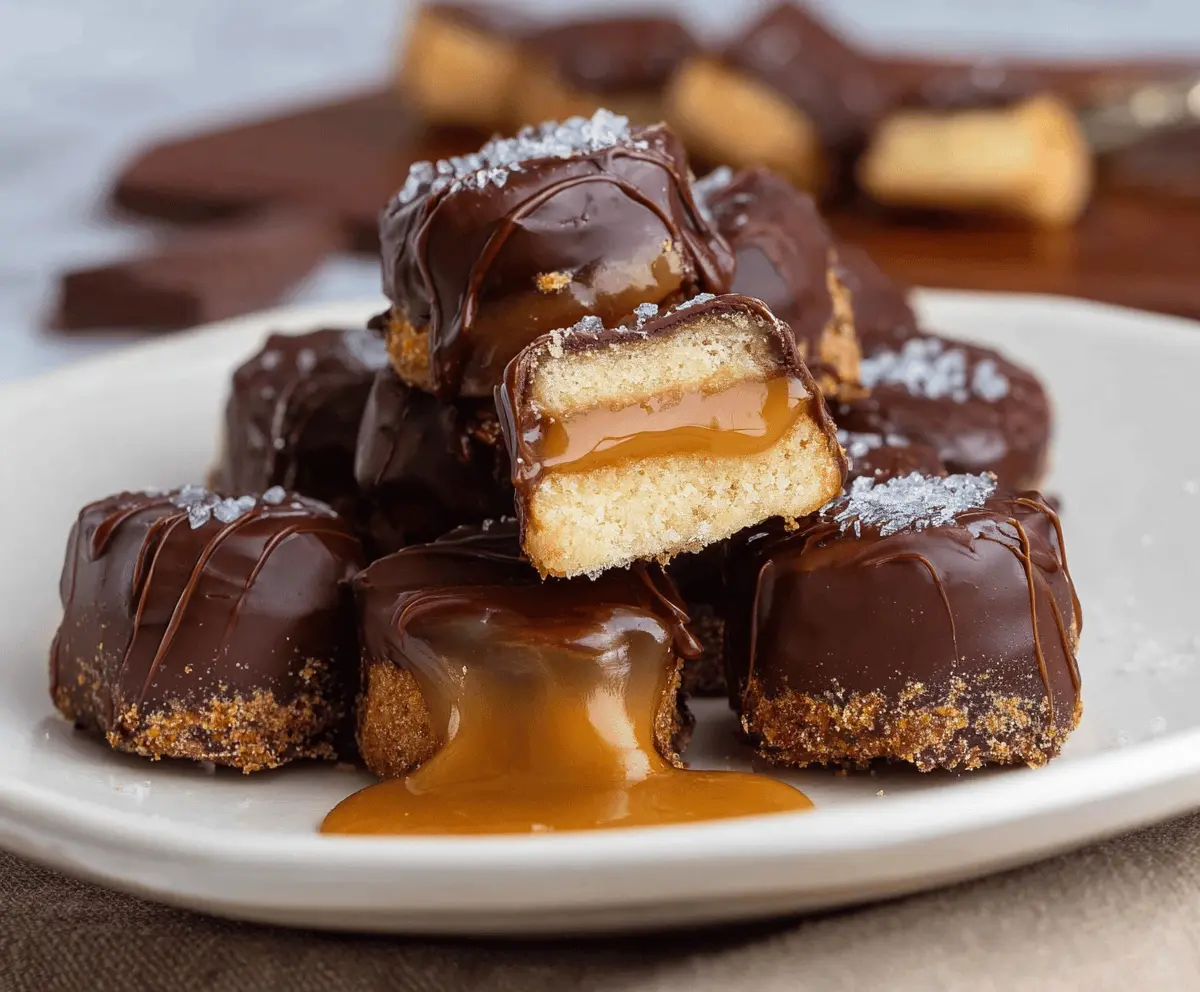 Easy Homemade Twix Bites