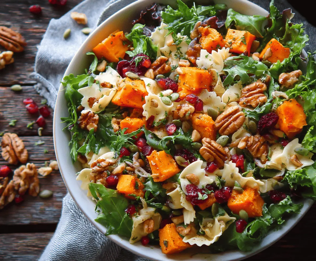 Fall Salad with Maple-Lime