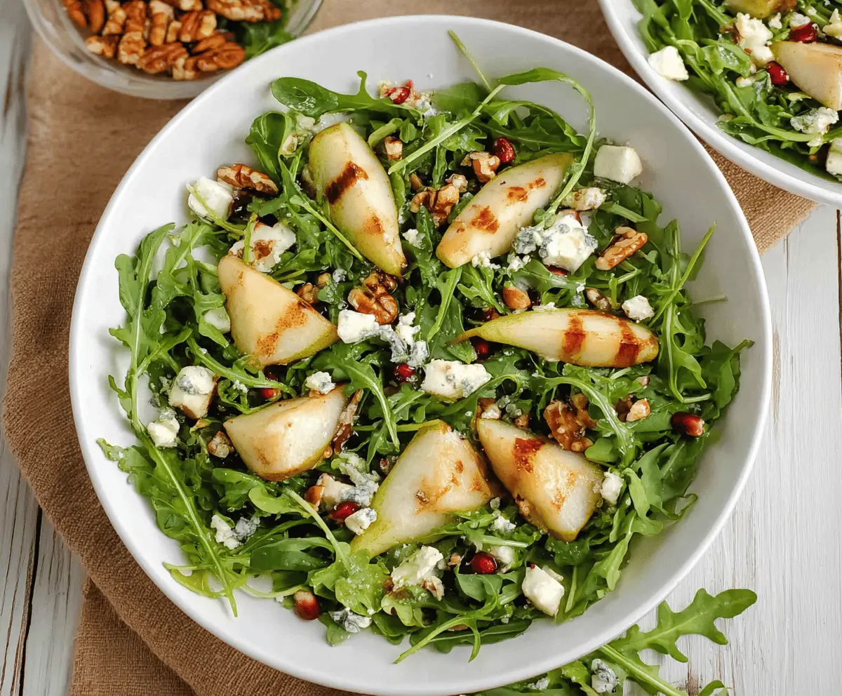 Pear and Arugula Salad