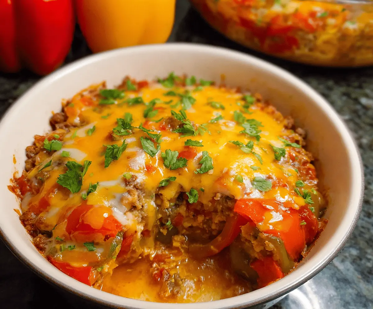 Stuffed Pepper Casserole