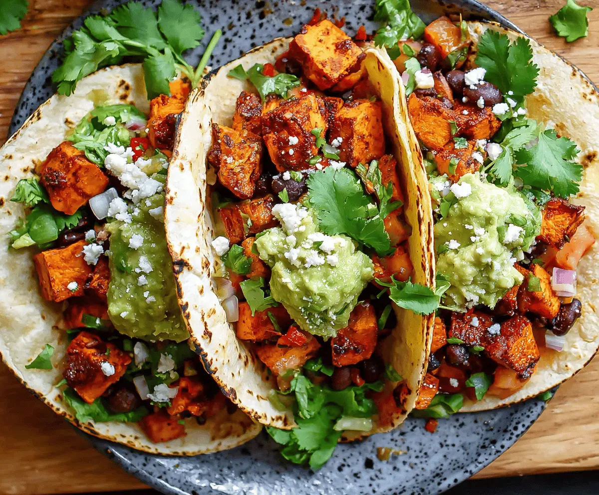 Sweet Potato & Black Bean Tacos