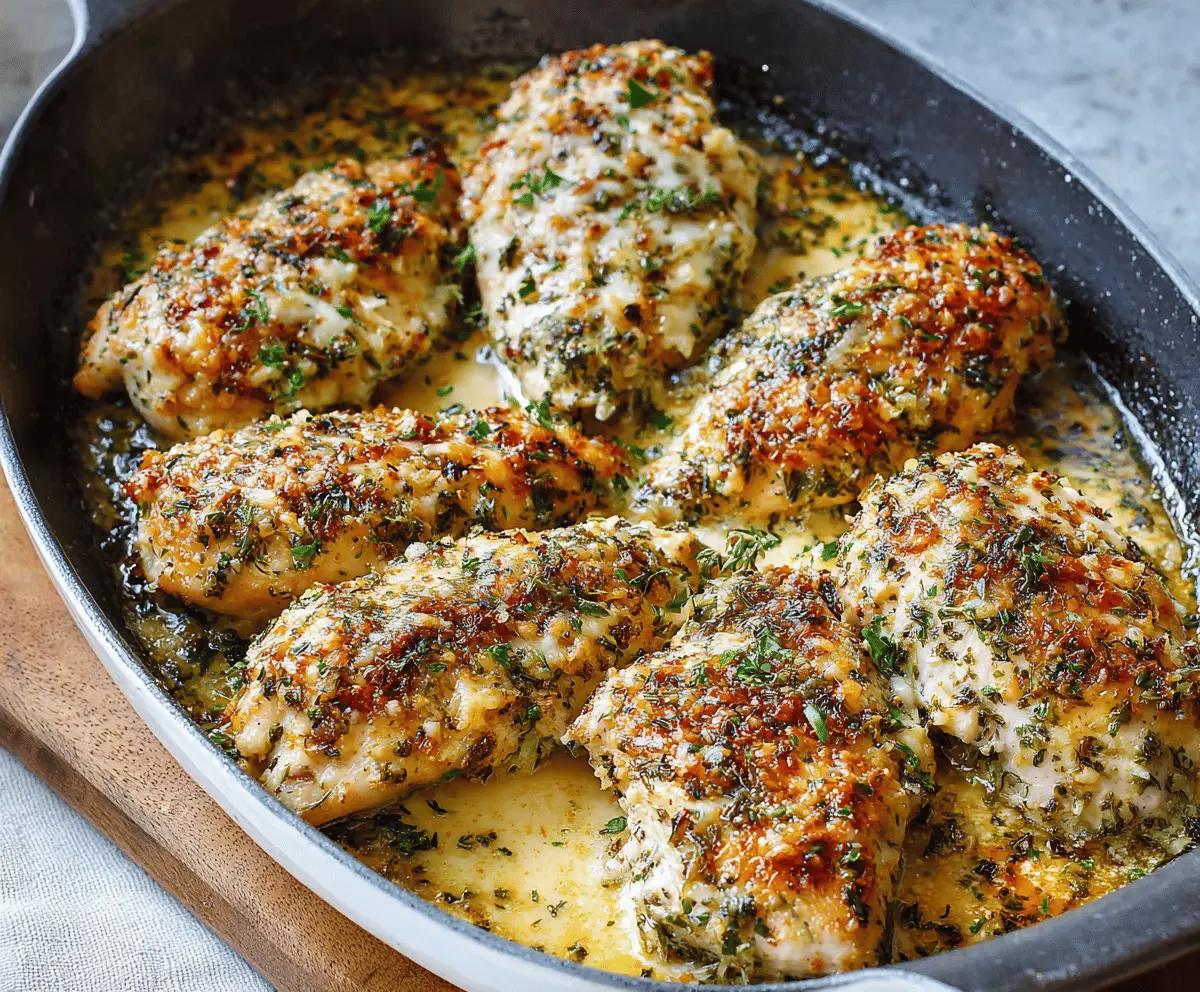 Garlic Parmesan Chicken Bake