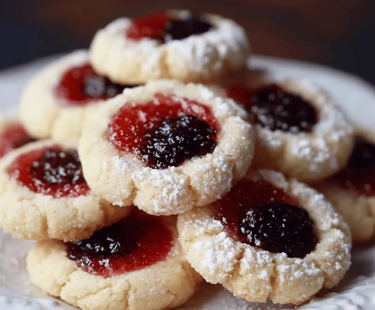 Jam Thumbprint Cookie Recipe