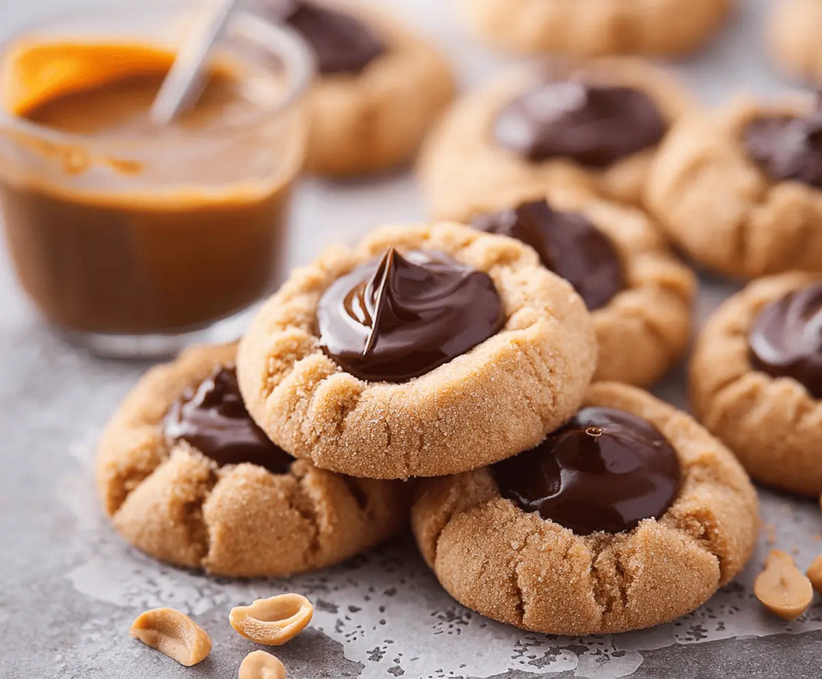 Peanut Butter Thumbprint Cookie