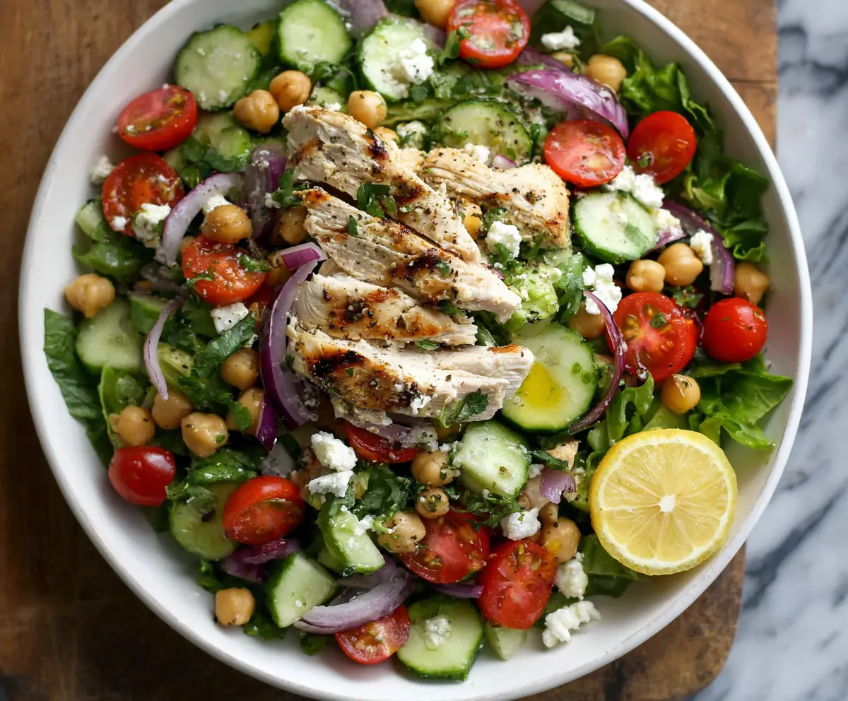 Chicken & Chickpea Power Salad