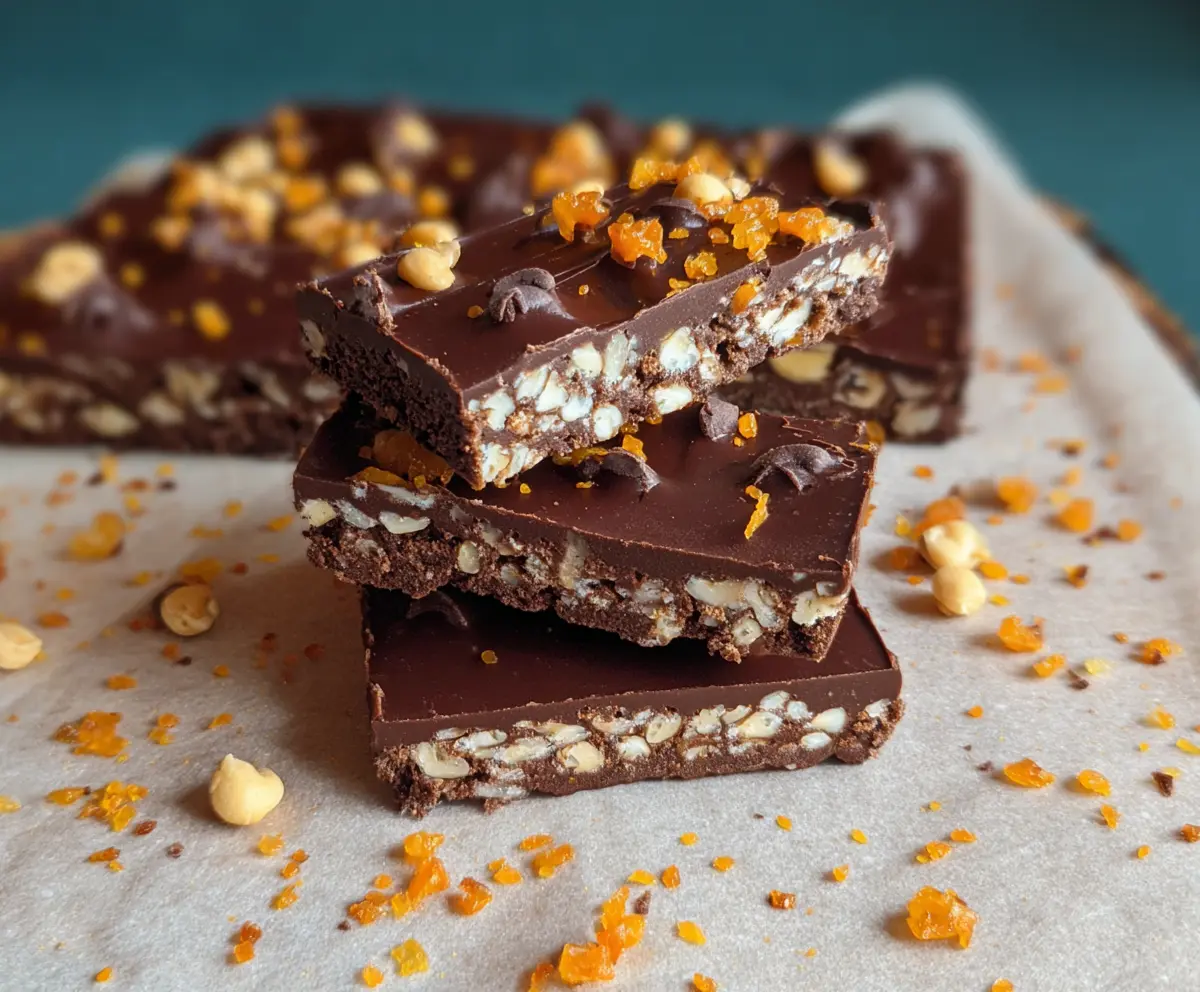 Chocolate Fudge Crunch Bars