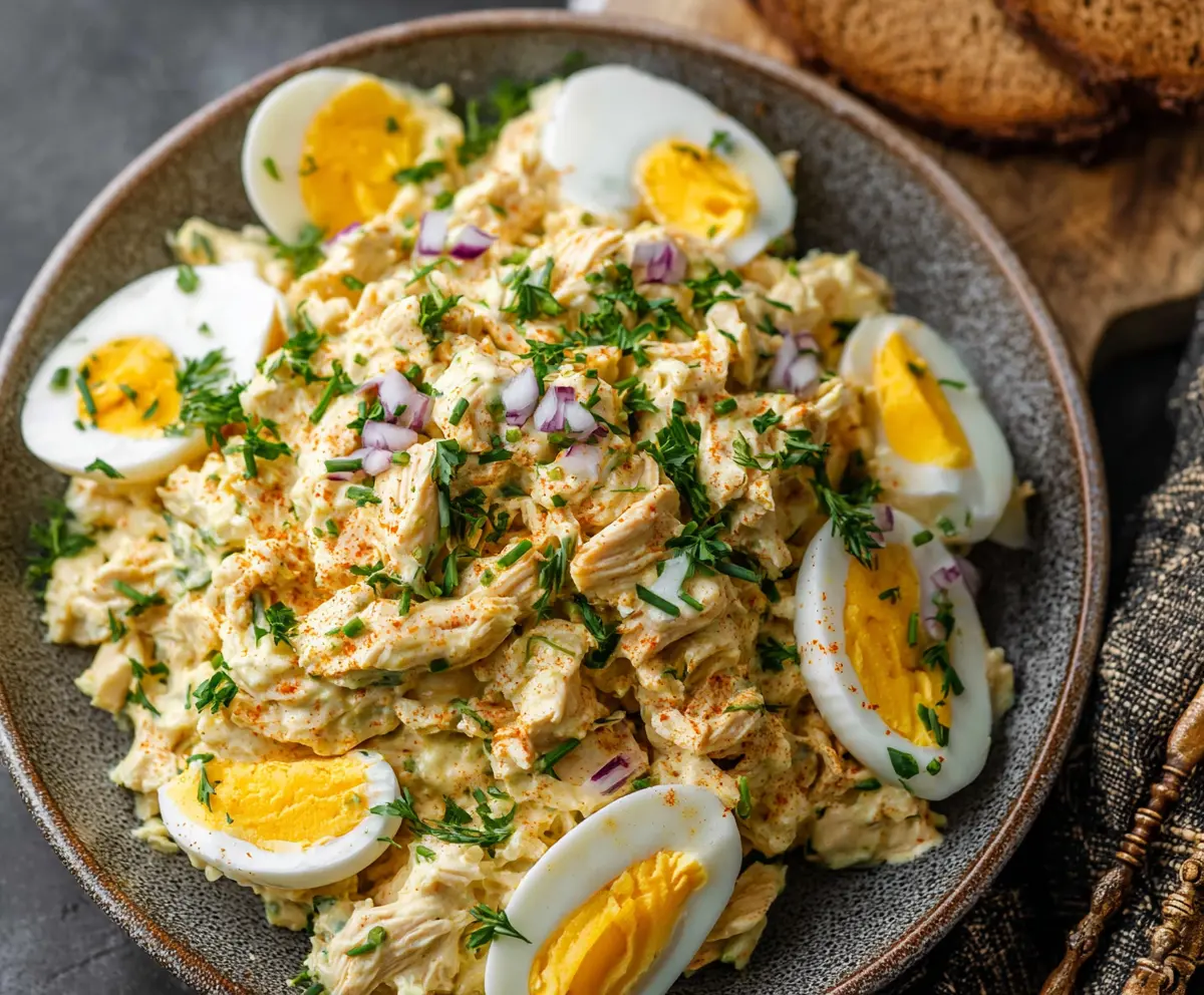 Classic High-Protein Chicken & Egg Salad
