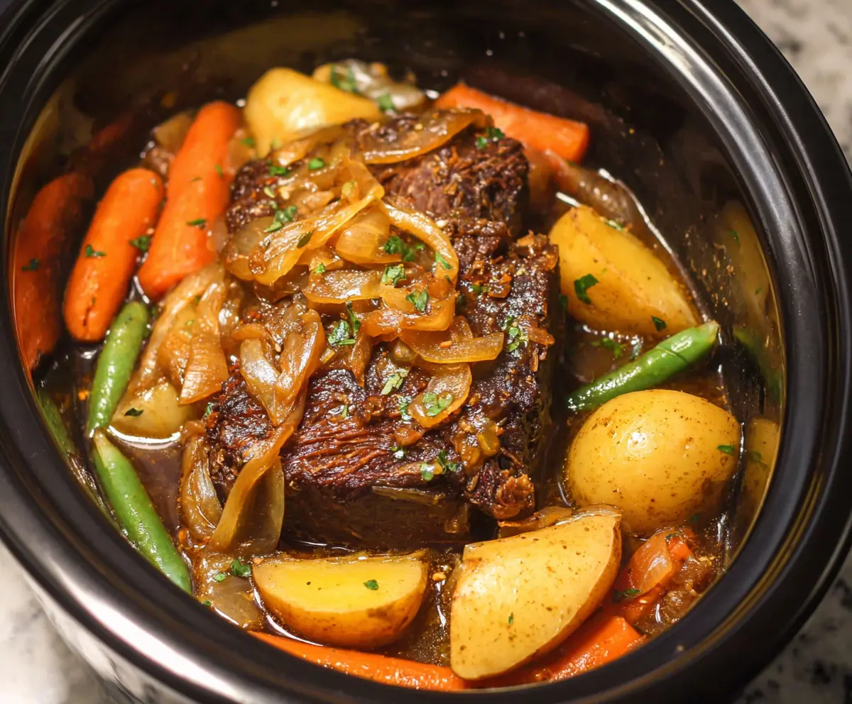 Crockpot French Onion Pot Roast