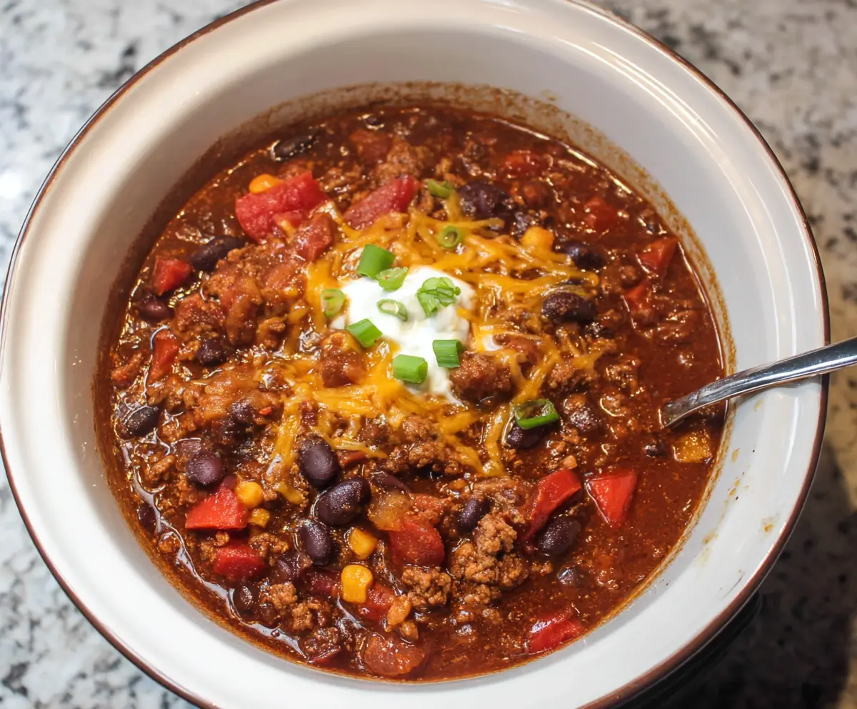 Crockpot Root Beer Chili 
