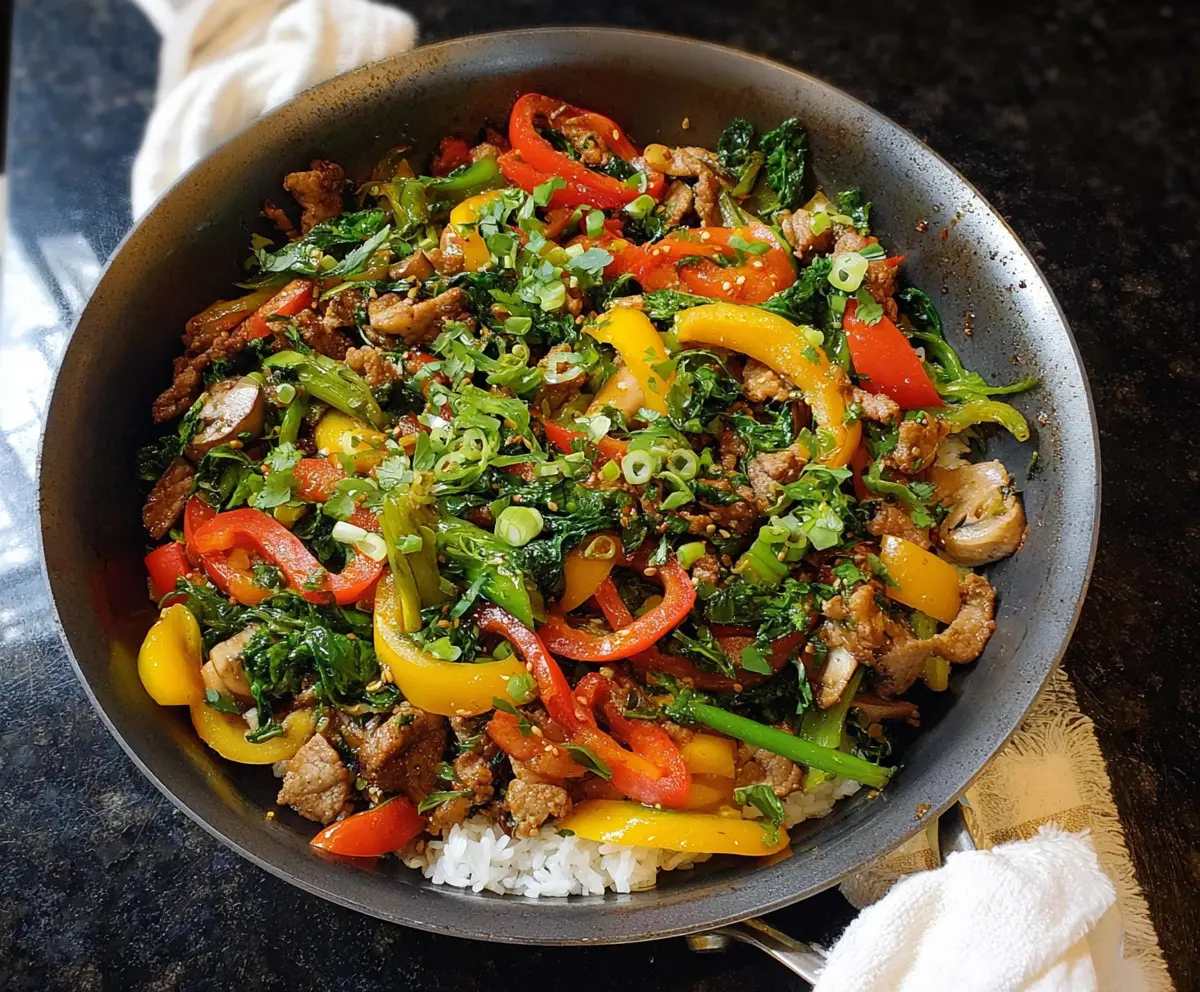 Garlic Pork Stir Fry