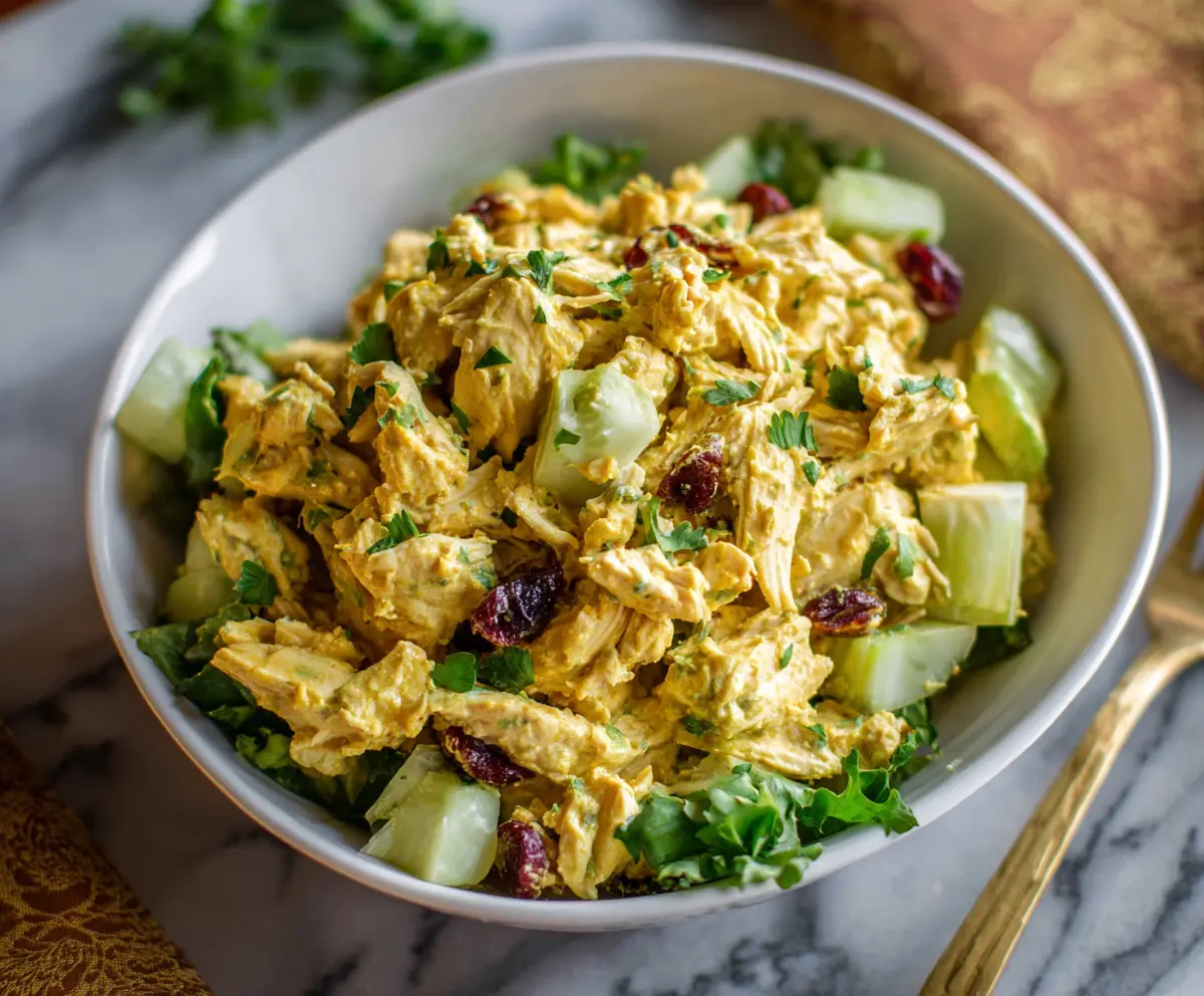 Greek Yogurt Curry Chicken Salad