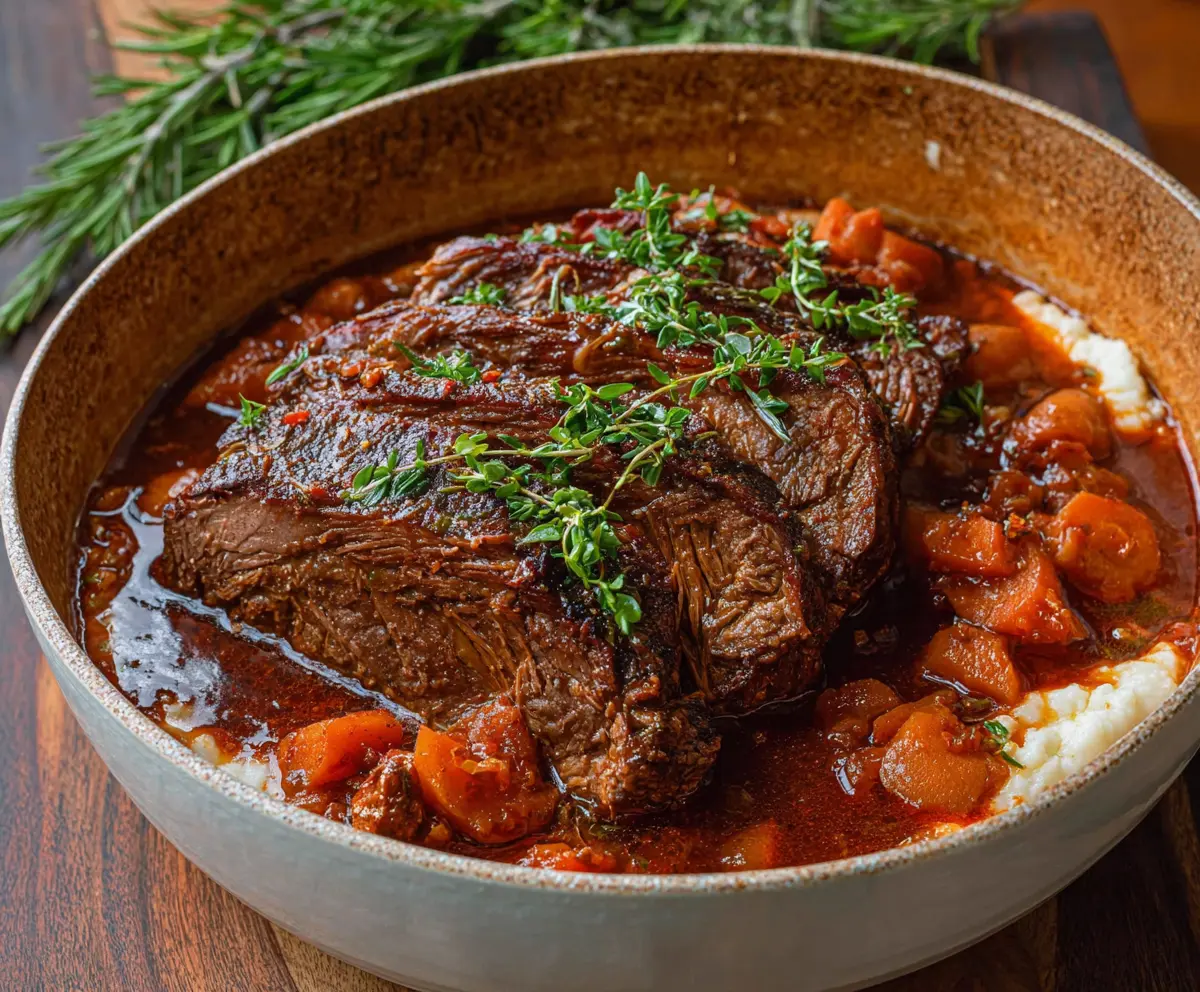 Italian Pot Roast (Straccato)