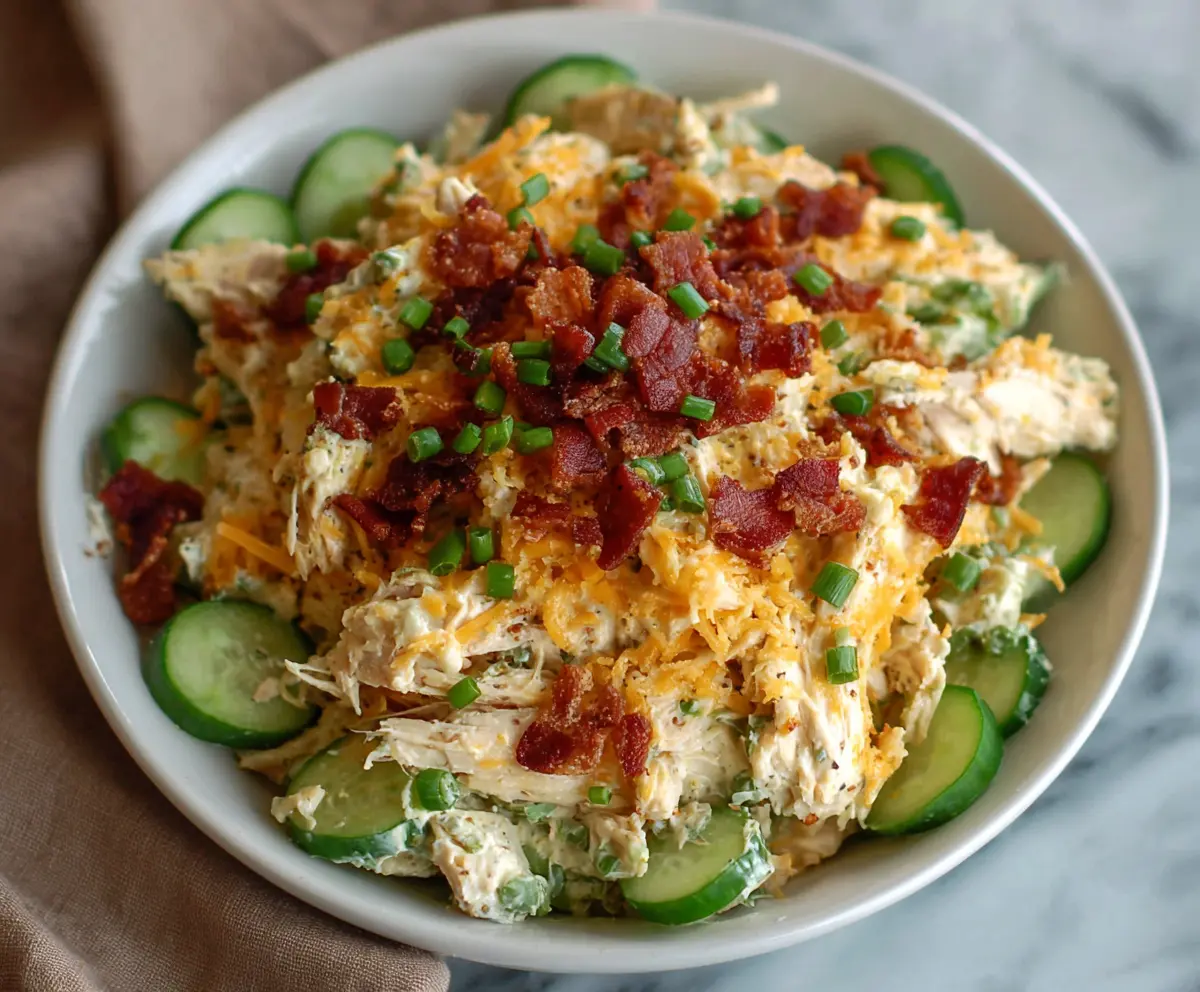 Jalapeño Popper Chicken Salad