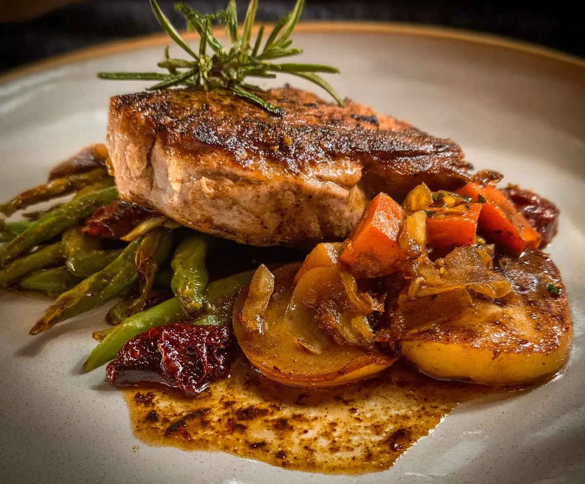 Mediterranean Pork & Apples