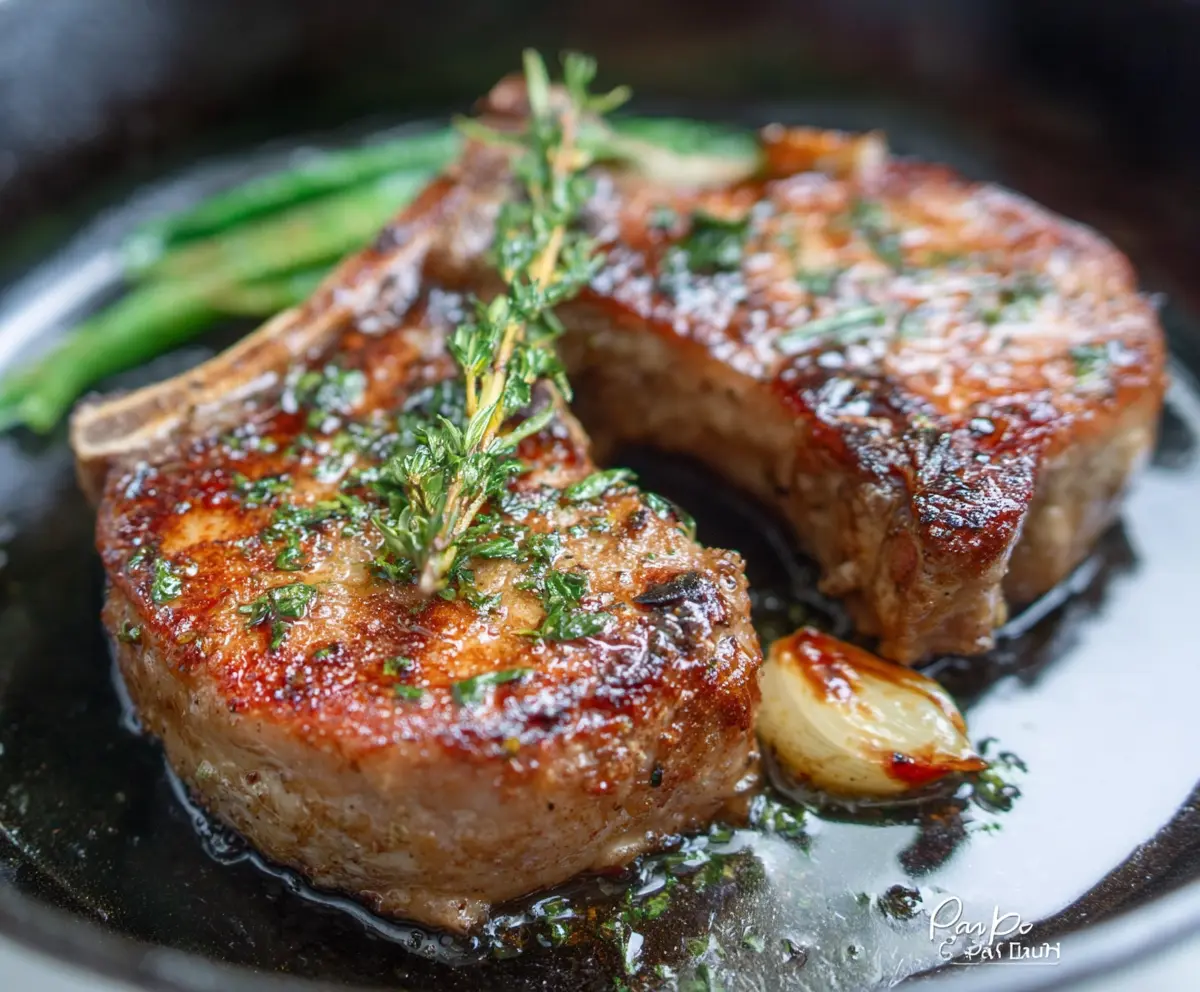 Pan Roasted Pork Chops