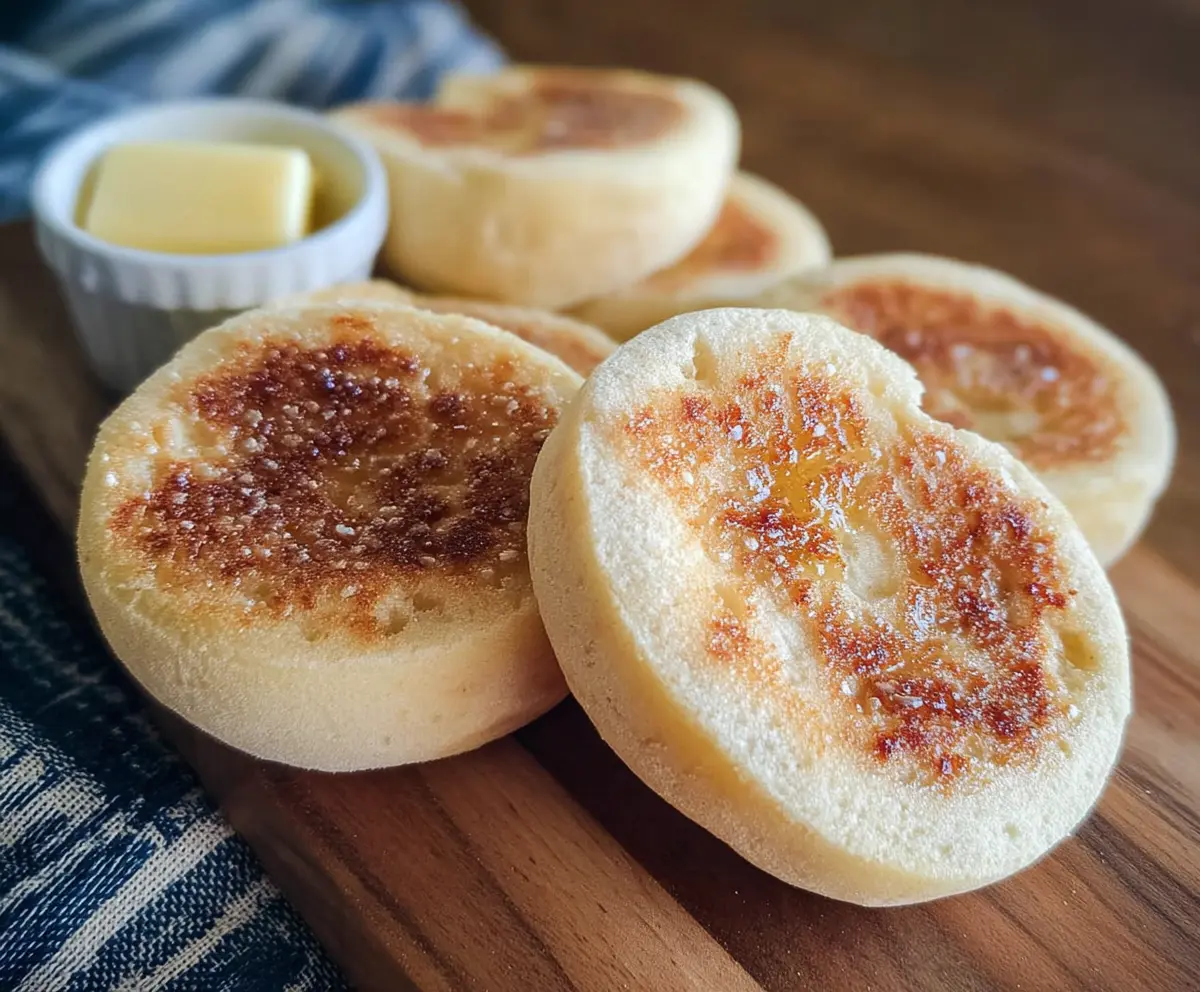Sourdough English Muffins