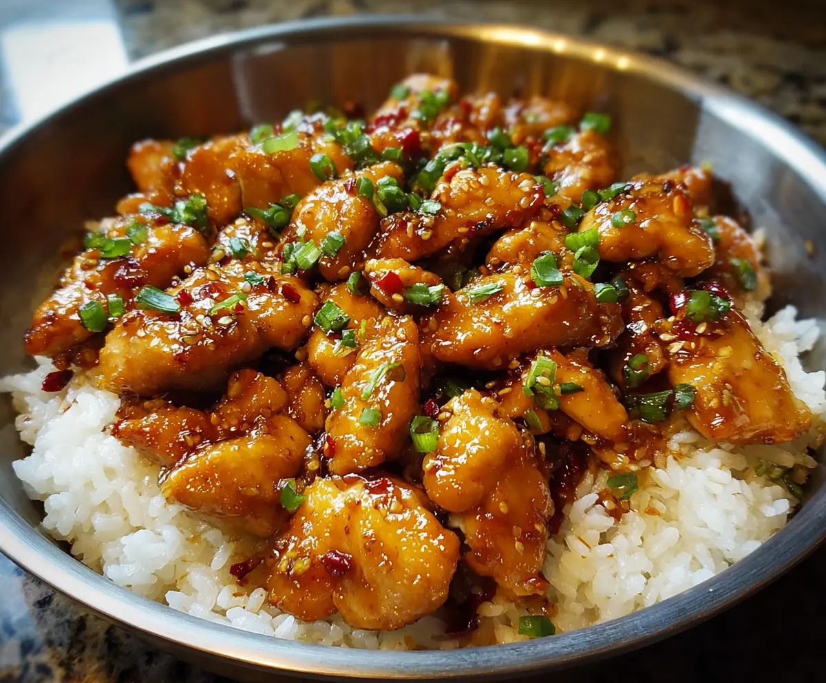 Chinese Honey Garlic Chicken