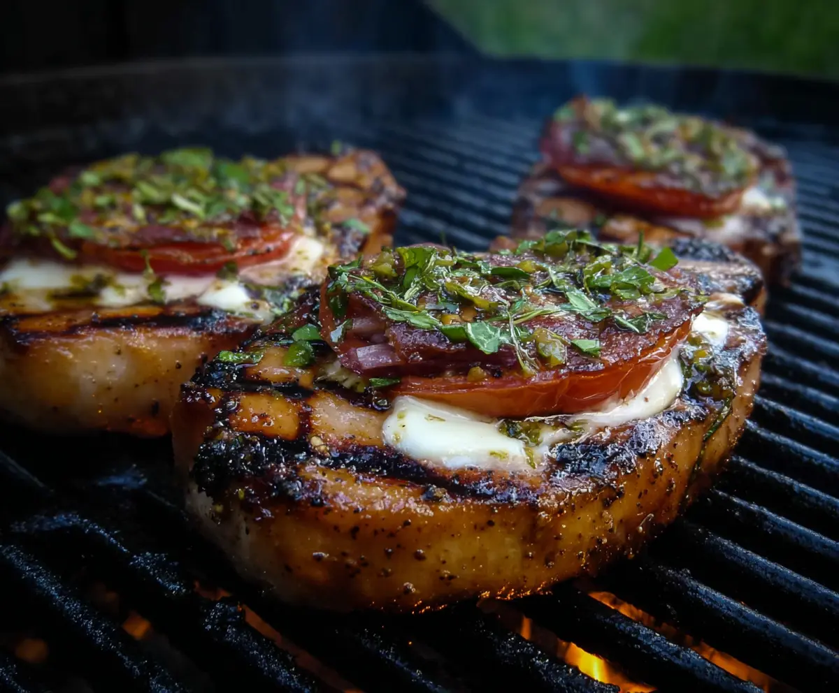 Grilled Italian Pork Chops