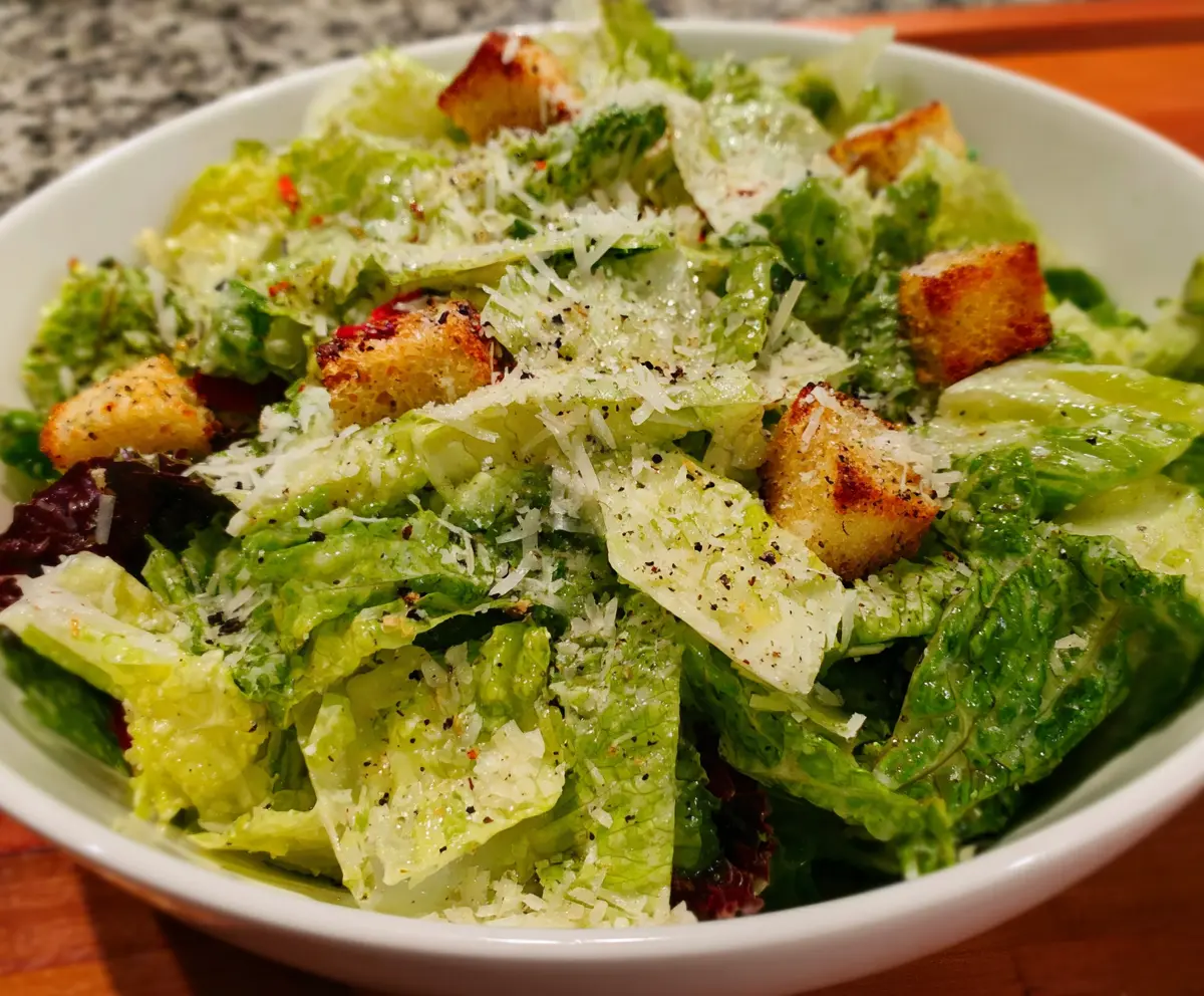Nana's Crunchy Lemon Parmesan Salad