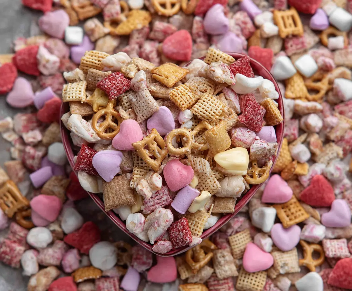 Valentine Chex Mix