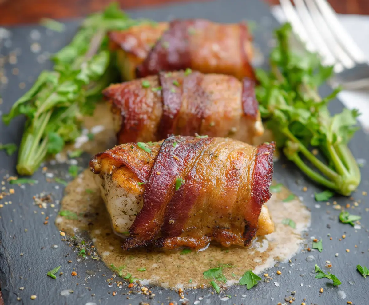 Bacon Wrapped Mahi-Mahi