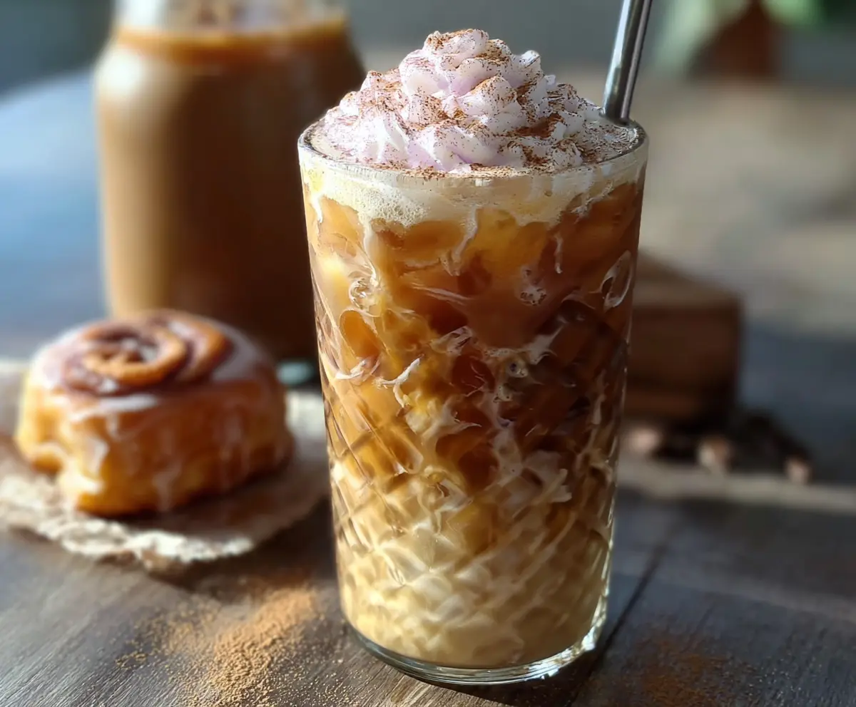 Creamy Cinnamon Roll Cold Brew Bliss