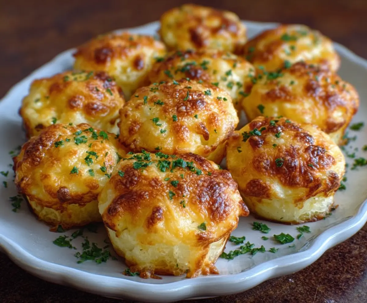 Creamy Potato Puffs with Cheese Delight