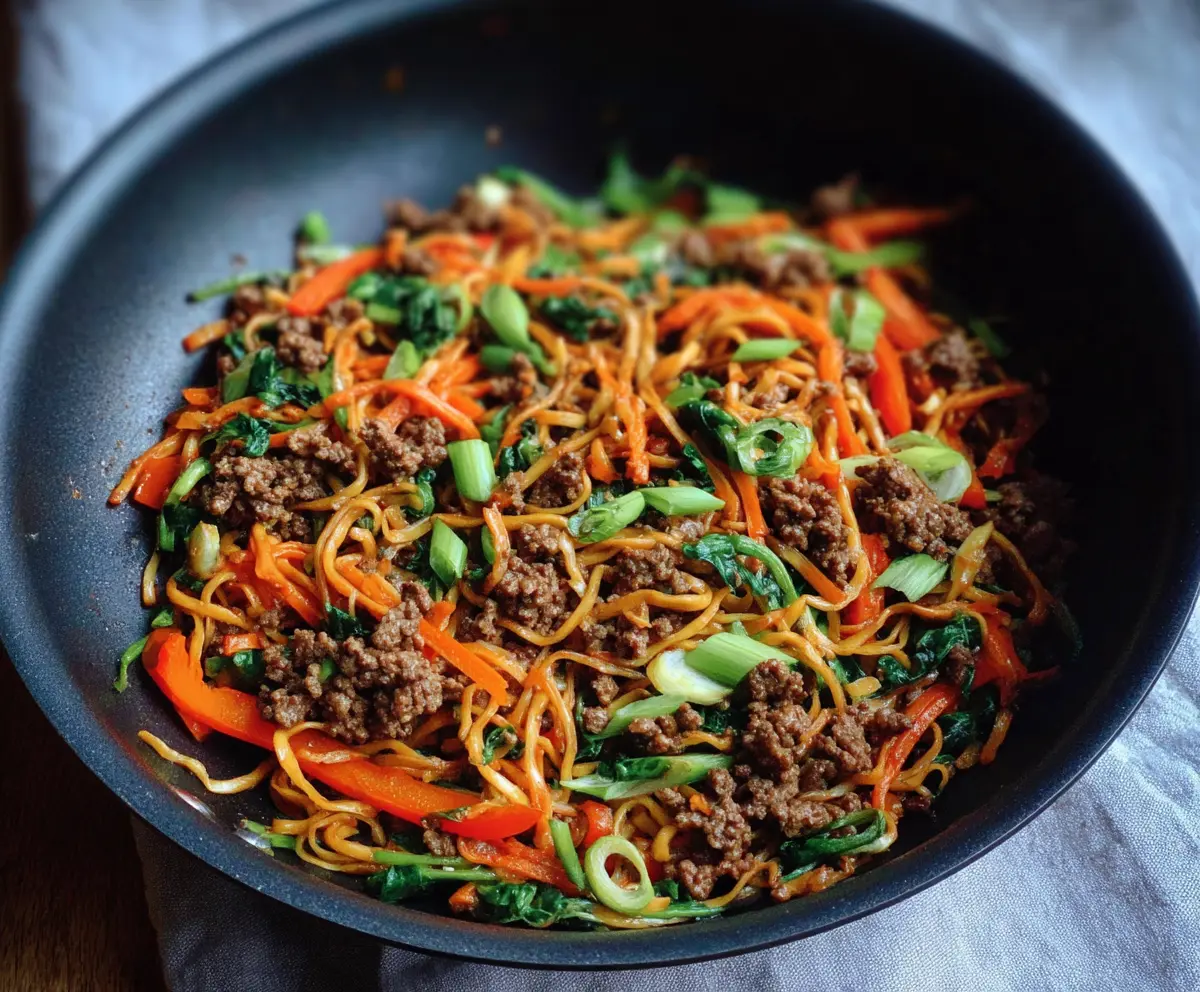 Ground Beef Chow Mein (Whole30)