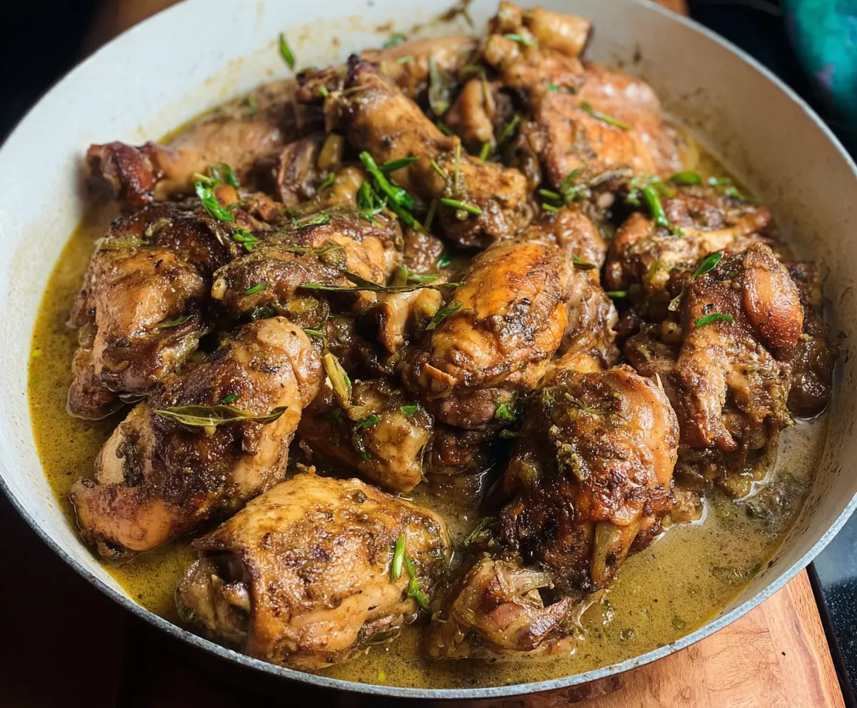 Jamaican Fricassee Chicken