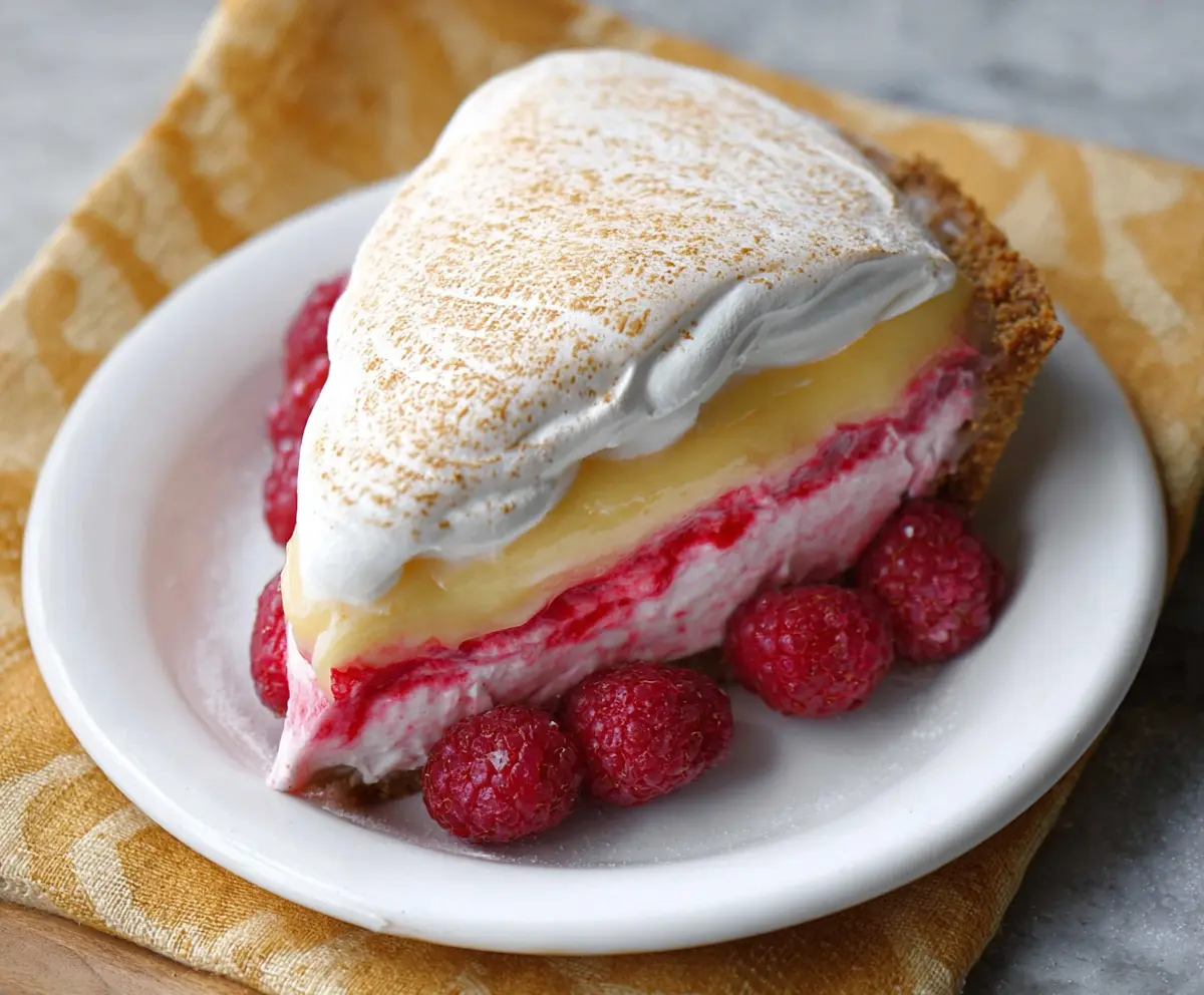 Lemon Raspberry Pie