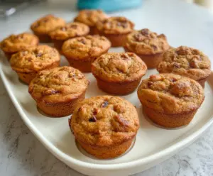 Delicious mini sweet potato muffins freshly baked, perfect for a healthy snack or breakfast.