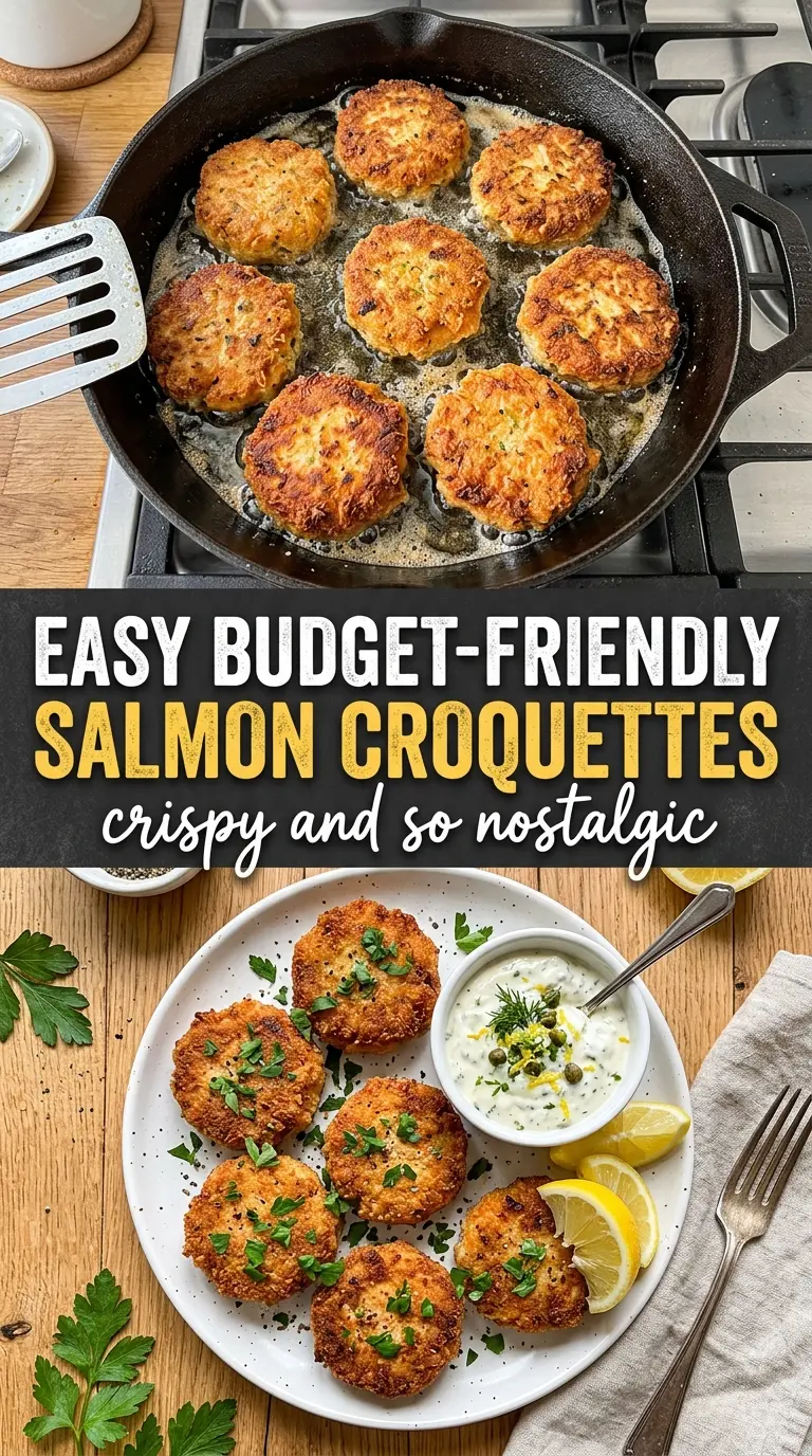 Southern salmon croquettes crispy tender