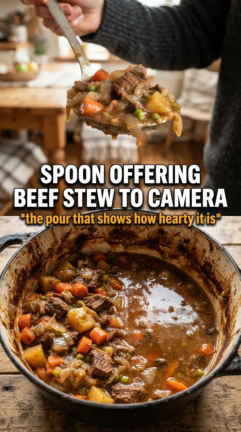 Classic beef stew rich hearty comforting