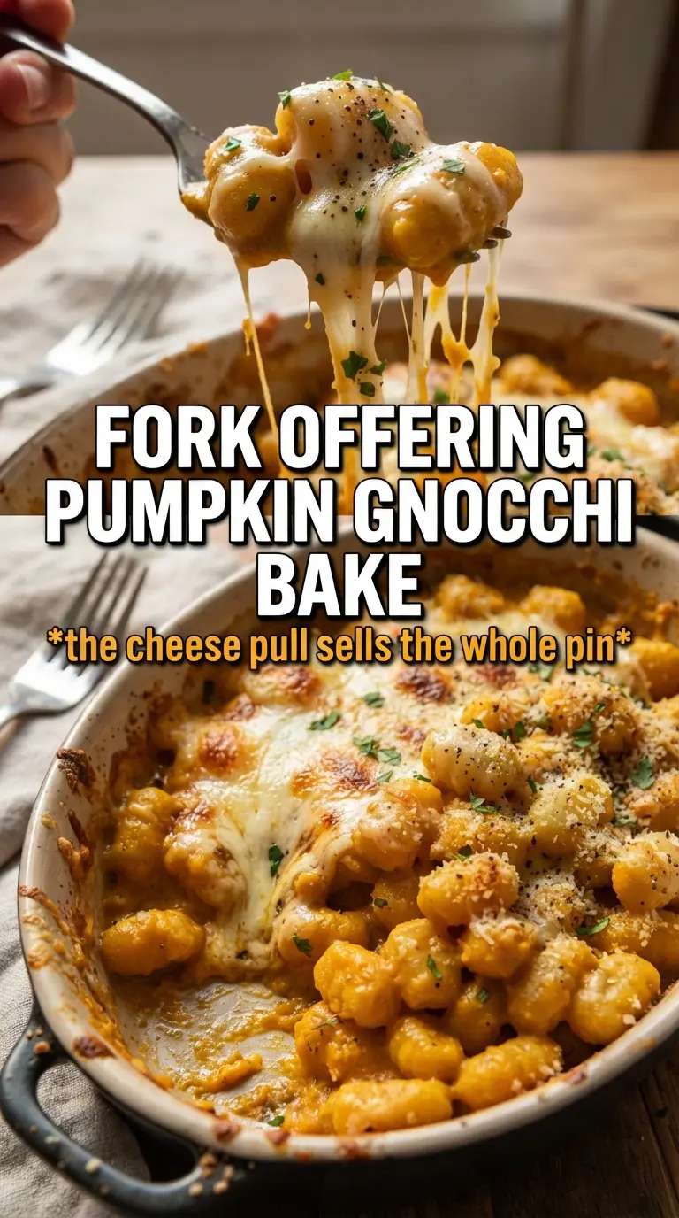 Pumpkin Gnocchi Bake creamy golden savory